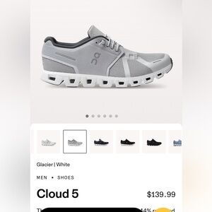 On Running, Cloud 5 Womens Shoes